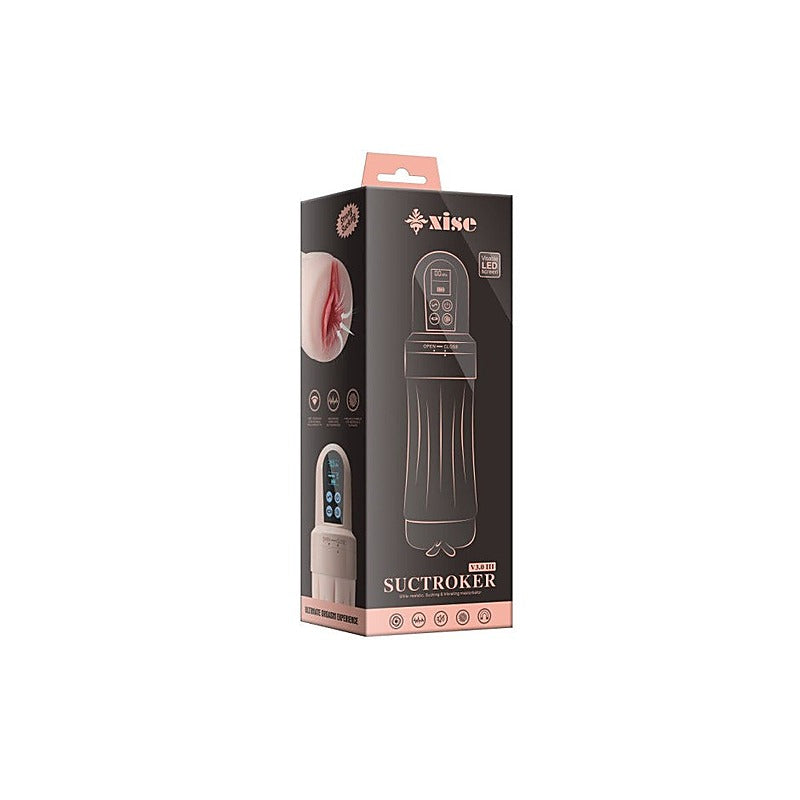 Suctroker Dual Density Vibrating Vaginal Masturbator V3 - Masturbators and Strokers