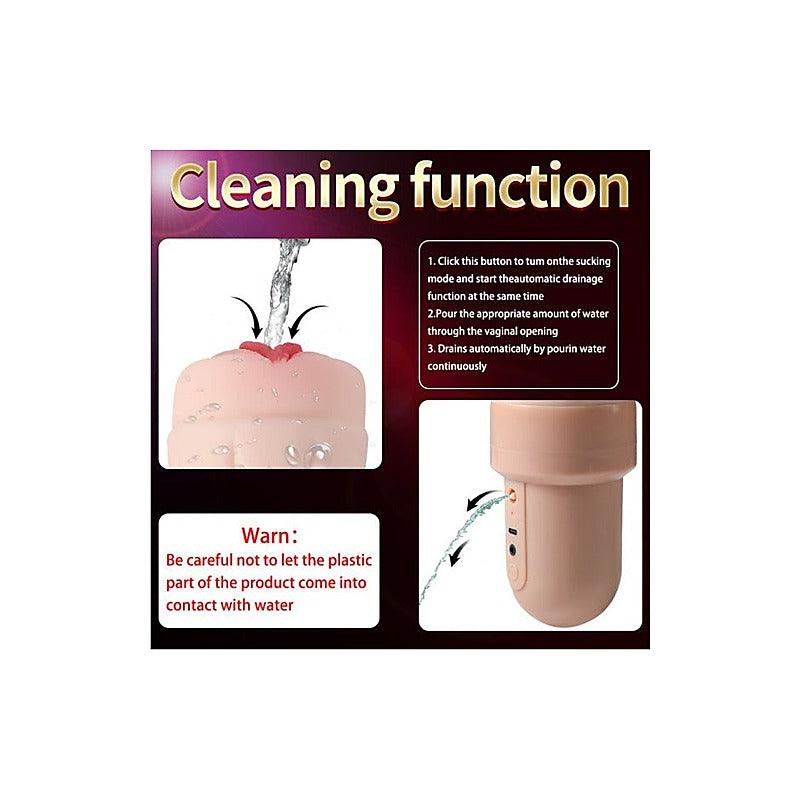 Suctroker Dual Density Vibrating Vaginal Masturbator V3 - Masturbators and Strokers