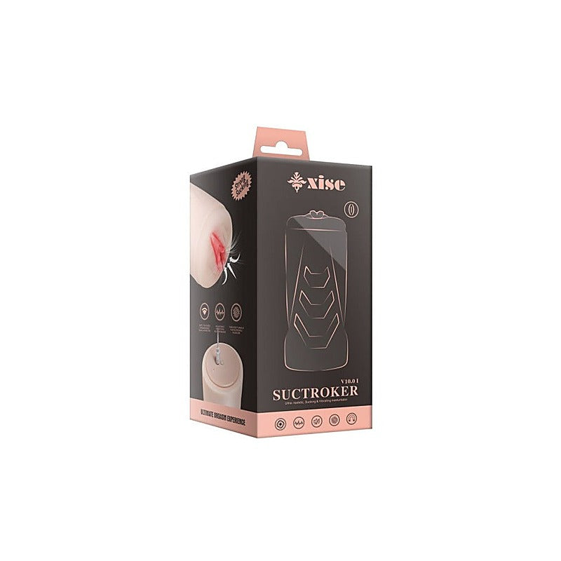 Suctroker Dual Density Sucking Vaginal Masturbator By Xise - Masturbators and Strokers