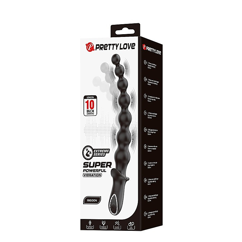 Rechargeable Rigdon Vibrating Anal Play Beads By Baile - Anal Beads and Balls