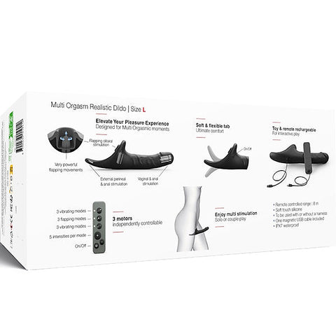 Multi Orgasm Realistic Strap On Dildo By Strap-On-Me - Strap On Sextoys