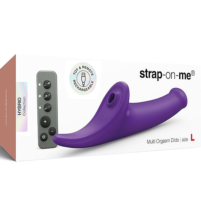 Multi Orgasm Vibrating Strap On Dildo By Strap-On-Me - Strap On Sextoys