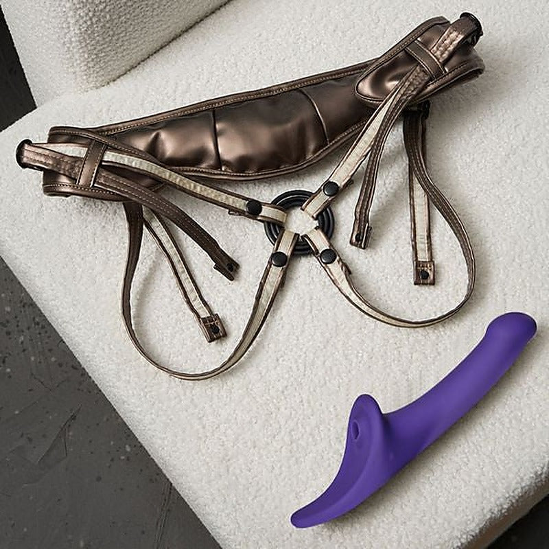 Multi Orgasm Vibrating Strap On Dildo By Strap-On-Me - Strap On Sextoys