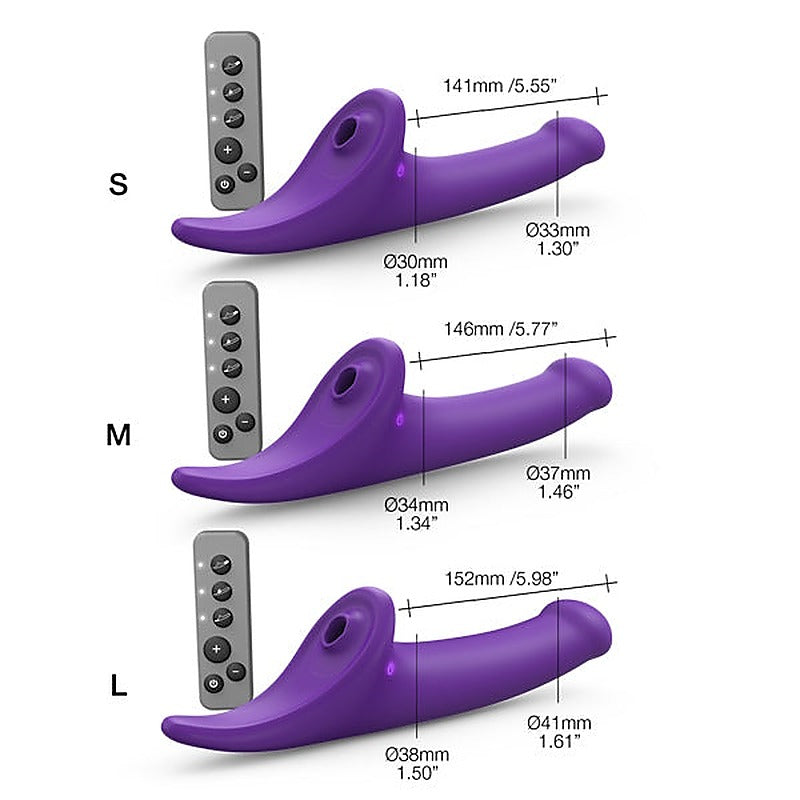 Multi Orgasm Vibrating Strap On Dildo By Strap-On-Me - Strap On Sextoys