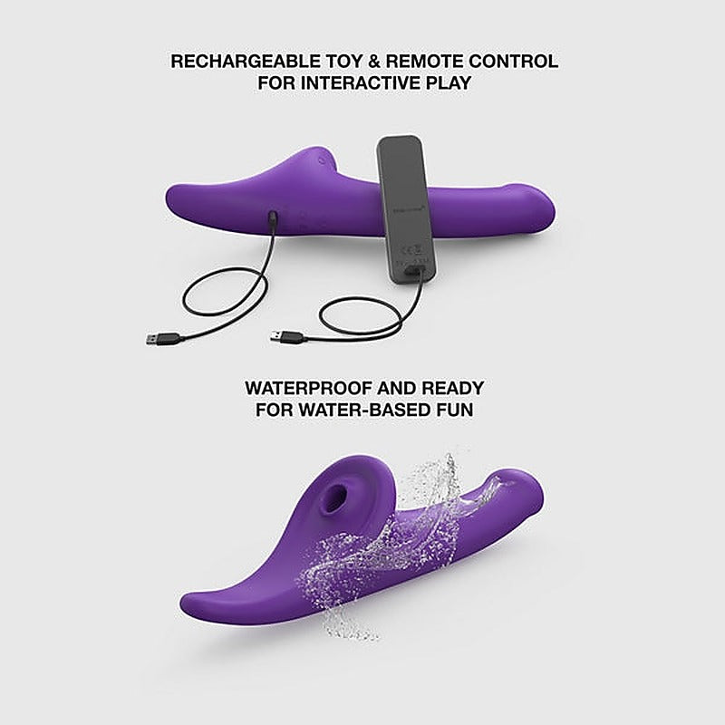 Multi Orgasm Vibrating Strap On Dildo By Strap-On-Me - Strap On Sextoys