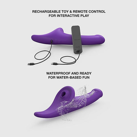 Multi Orgasm Vibrating Strap On Dildo By Strap-On-Me - Strap On Sextoys