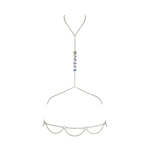 Cottelli Womens Sexy Body Chain Gold By Orion - Her Fetish