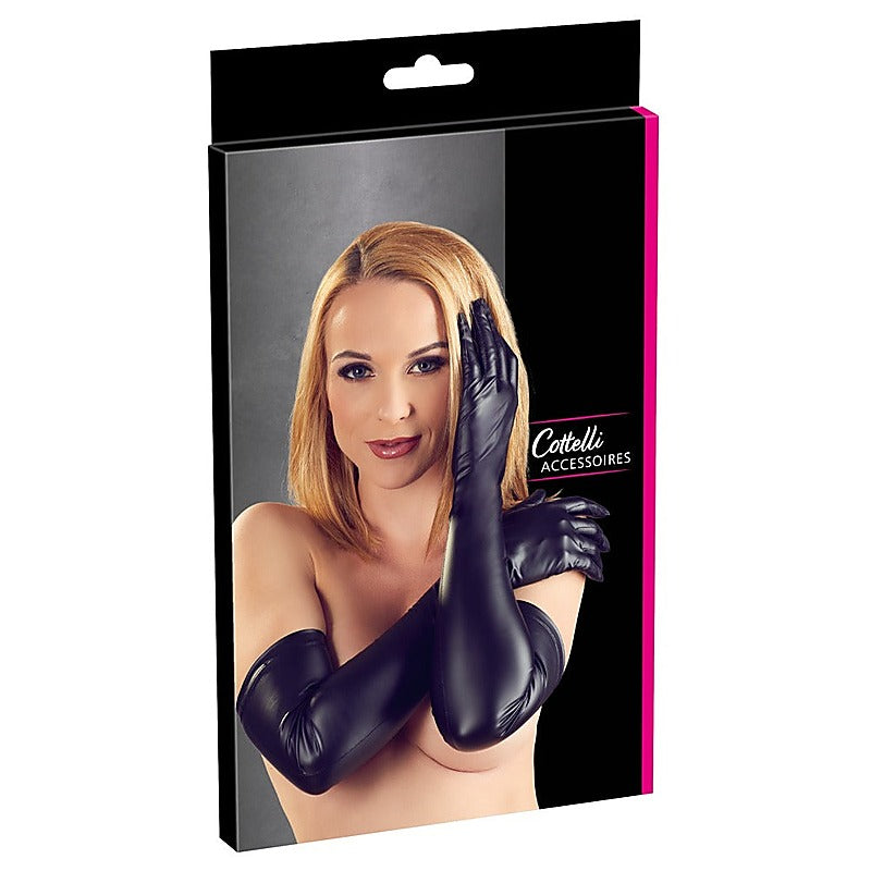 Cottelli Matte Look Long Gloves By Orion - Her Fetish