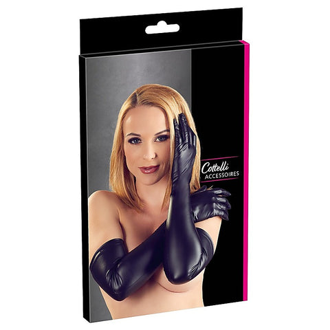 Cottelli Matte Look Long Gloves By Orion - Her Fetish