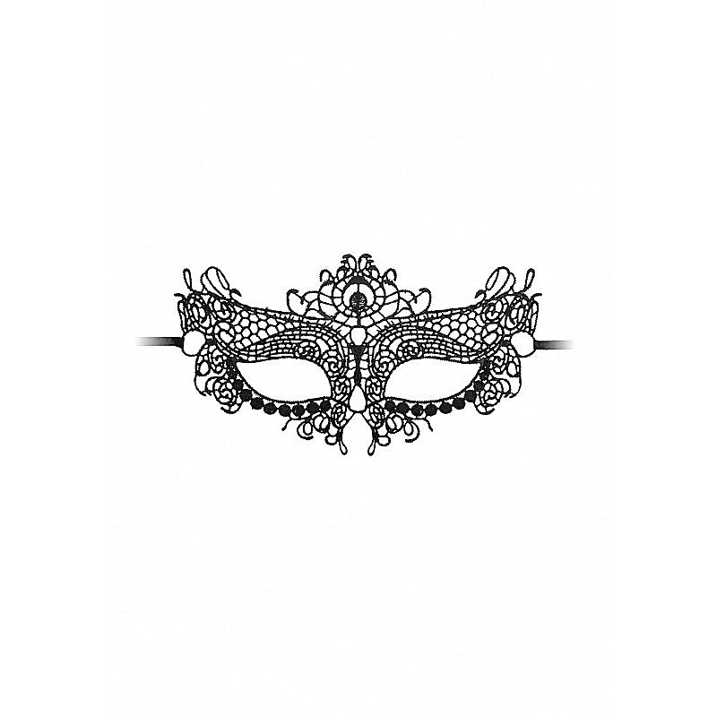 Easy To Wear Bondage Lace Mask By Shots Queen - Masks And Blindfolds