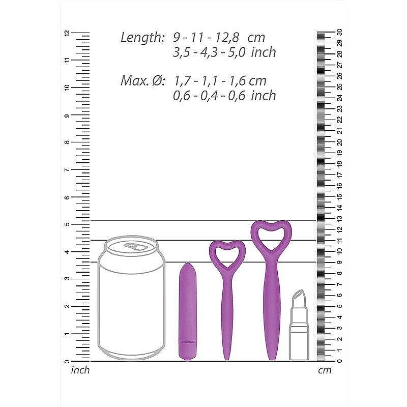 Womens Silicone Vaginal Dilator Set By Shots Toys - Dental and Clinical