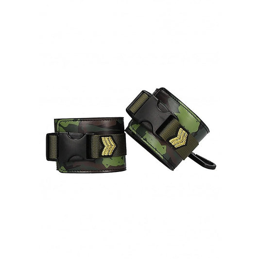 Shots Toys Army Theme BDSM Play Wrist Cuffs - Cuffs And Restraints