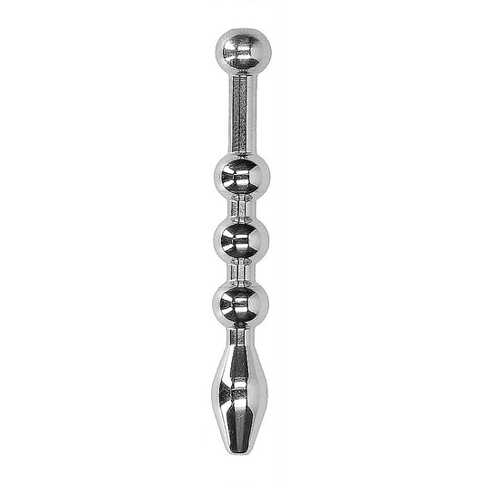 Shots Toys Urethral Sounding Solid Metal Plug 8 mm - Urethral Sounds