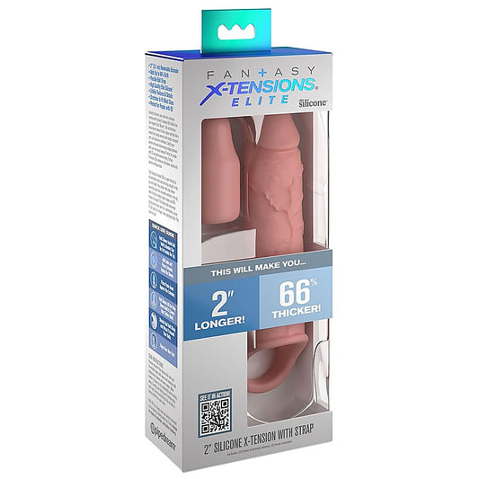 Fantasy Xtensions Elite 6 Inch Extension With Strap - Penis Sleeves and Extenders