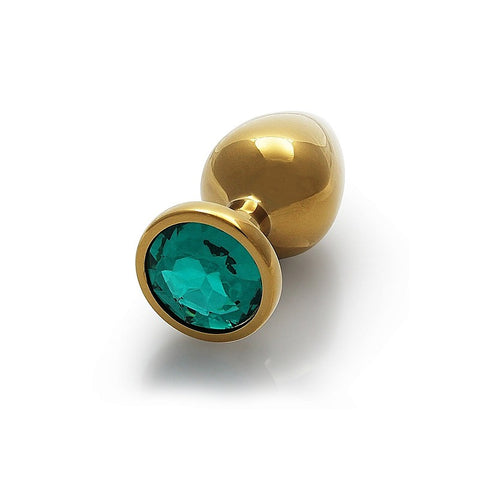 Round Gem Metal Butt Plug Medium By Shots Toys - Butt Plugs