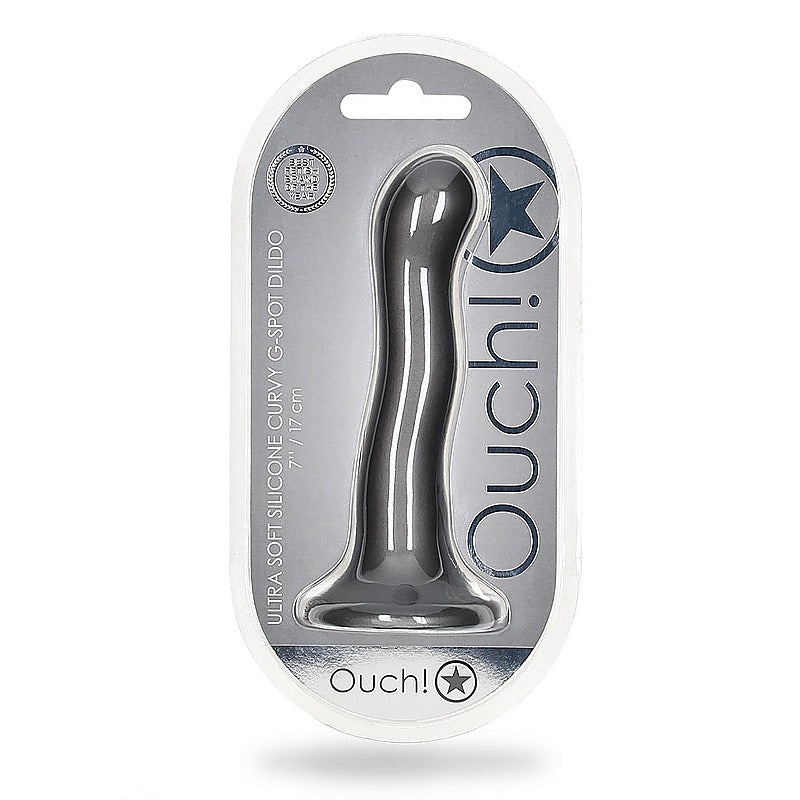Ultra Soft Silicone Curvy G-Spot Dildo By Shots Toys - Non-Realistic Dildos