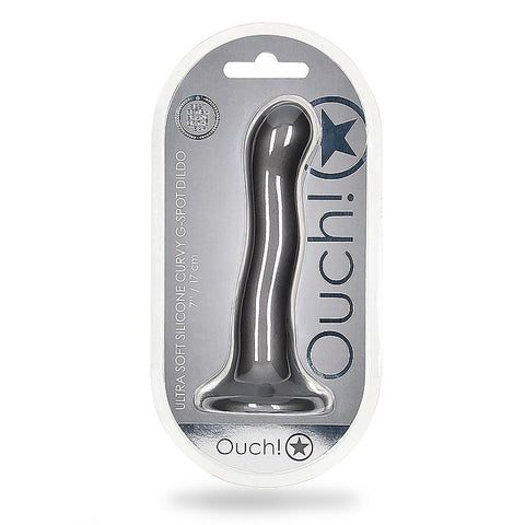 Ultra Soft Silicone Curvy G-Spot Dildo By Shots Toys - Non-Realistic Dildos