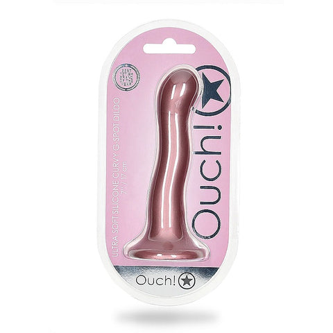 Ultra Soft Silicone Curvy G-Spot Dildo By Shots Toys - Non-Realistic Dildos