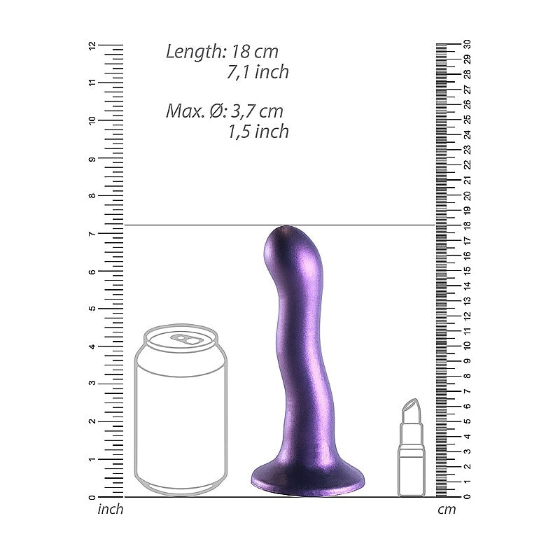 Ultra Soft Silicone Curvy G-Spot Dildo By Shots Toys - Non-Realistic Dildos