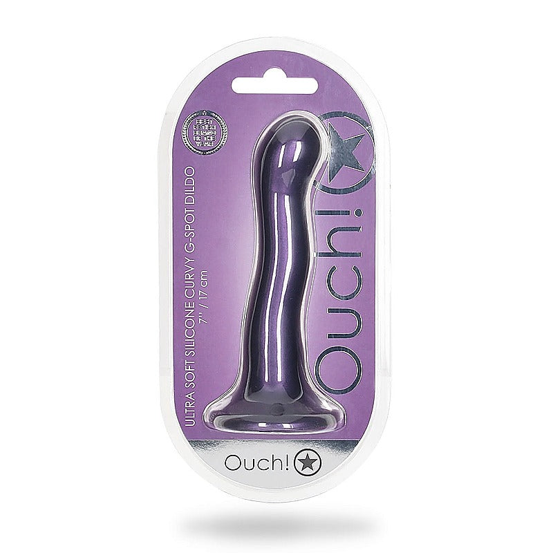 Ultra Soft Silicone Curvy G-Spot Dildo By Shots Toys - Non-Realistic Dildos