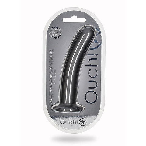 Shots Toys Smooth Silicone Suction G-Spot Dildo 17 cm