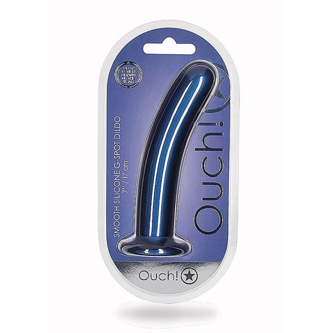 Shots Toys Smooth Silicone Suction G-Spot Dildo 17 cm