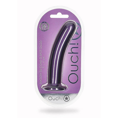 Shots Toys Smooth Silicone Suction G-Spot Dildo 17 cm