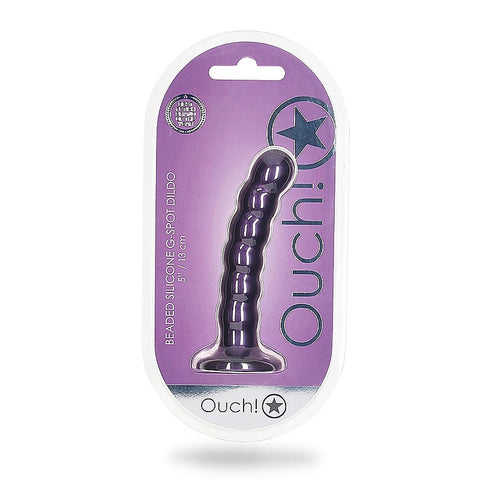 Shots Toys Beaded Silicone G-Spot Dildo 13 cm