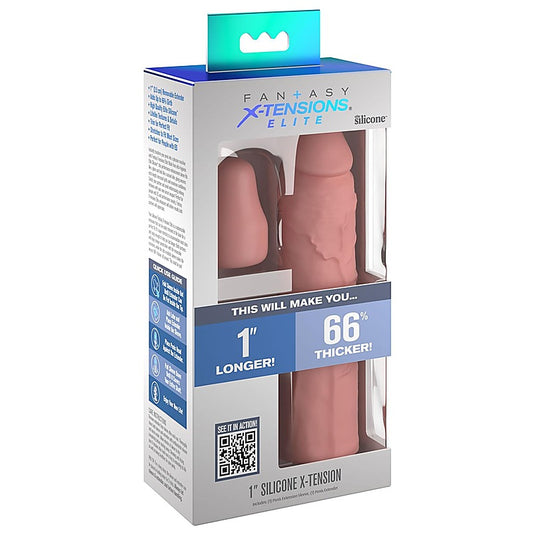 Fantasy Xtensions Elite 7 Inch Sleeve By Pipedream Products - Penis Sleeves and Extenders