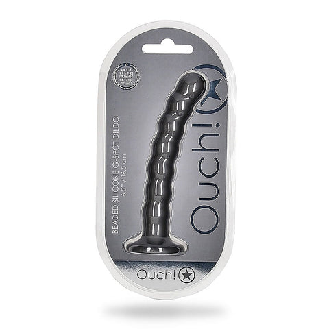 Shots Toys Beaded Suction Cup G-Spot Dildo 16.5 cm