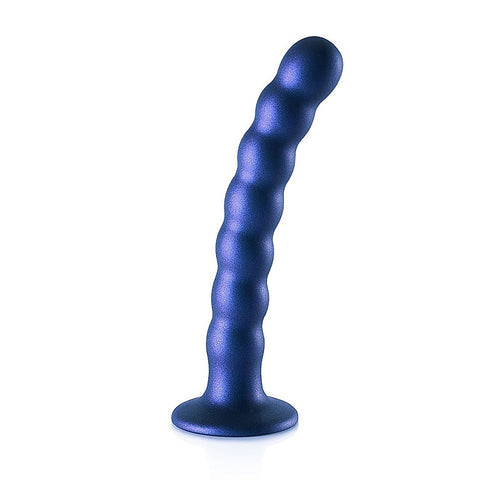 Shots Toys Beaded Suction Cup G-Spot Dildo 16.5 cm