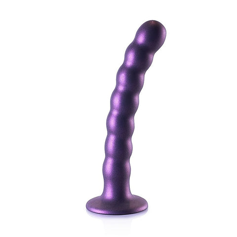 Shots Toys Beaded Suction Cup G-Spot Dildo 16.5 cm