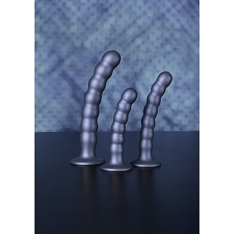 Shots Toys Beaded Suction Cup G-Spot Dildo 16.5 cm