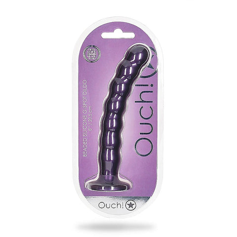 Shots Toys Suction Base Beaded G-Spot Dildo 20.5 cm