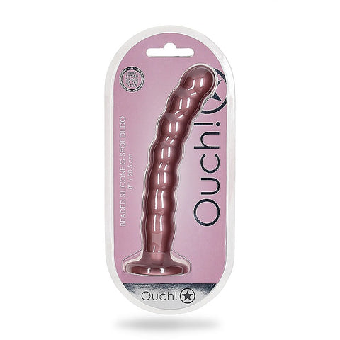Shots Toys Suction Base Beaded G-Spot Dildo 20.5 cm