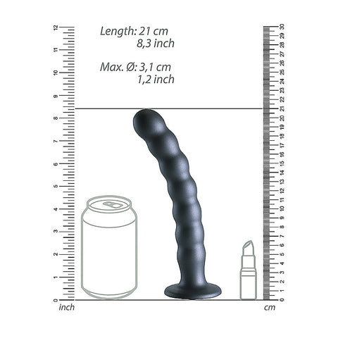 Shots Toys Suction Base Beaded G-Spot Dildo 20.5 cm