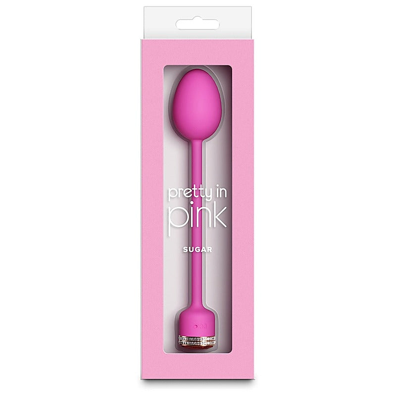 Pretty In Pink Sugar Insertable Vibrating Egg - Love Eggs and Kegel Exercisers