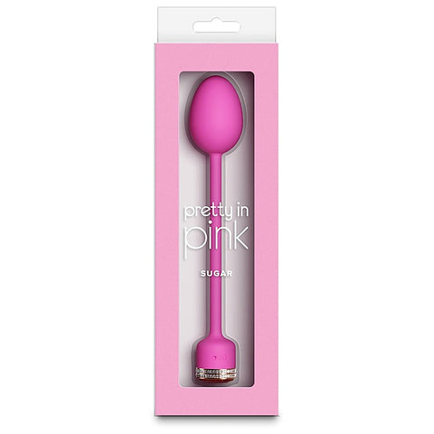 Pretty In Pink Sugar Insertable Vibrating Egg - Love Eggs and Kegel Exercisers