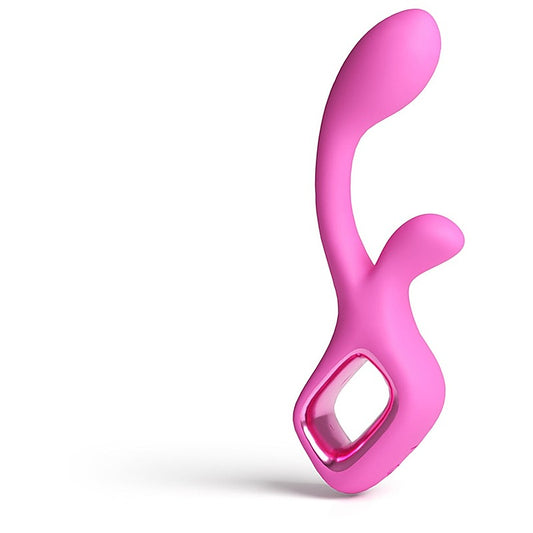 NS Novelties Pretty in Pink Velvet G Spot Rabbit Vibrator - Rabbit Vibrators