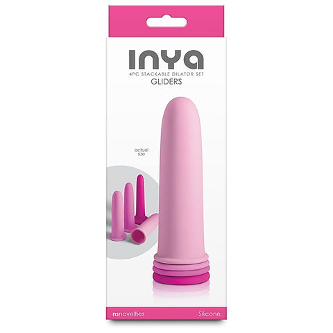 Inya Gliders 4 Piece Stackable Dilator Set By Ns Novelties - Butt Plugs