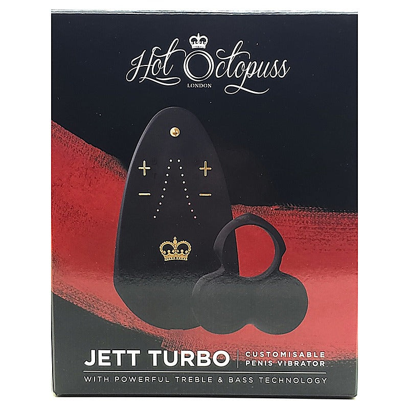 Jett Turbo Usb Rechargeable Cock Ring By Hot Octopuss - Vibrating Cock Rings