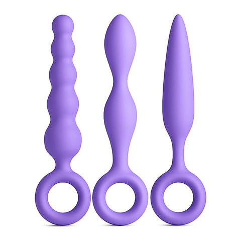 Inya Trio 3 Piece Silicone Butt Plug Kit By Ns Novelties - Butt Plugs