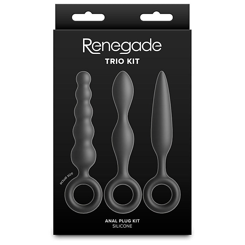 Renegade Trio Silicone Anal Plug Kit By Ns Novelties - Butt Plugs