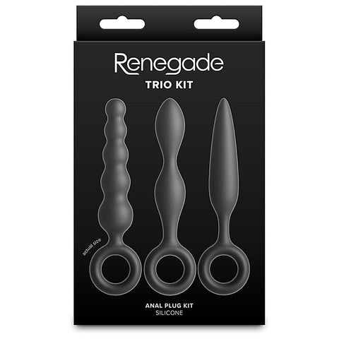 Renegade Trio Silicone Anal Plug Kit By Ns Novelties - Butt Plugs