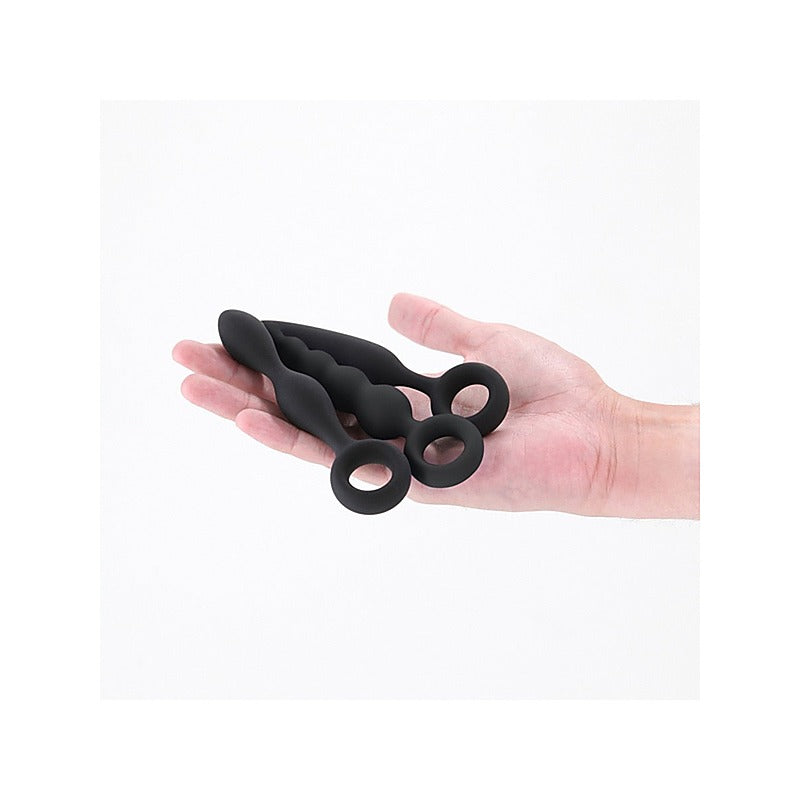 Renegade Trio Silicone Anal Plug Kit By Ns Novelties - Butt Plugs