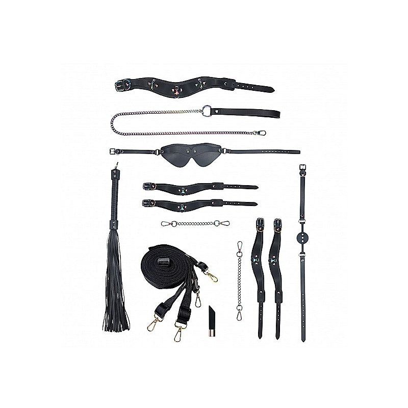 Shots Ouch! Venice Collection Bondage Kit with Bag - Bondage Kits