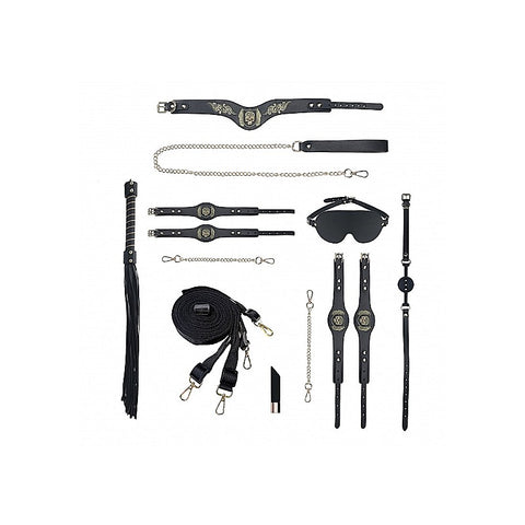 Shots Ouch! London Collection Bondage Kit With Bag - Bondage Kits