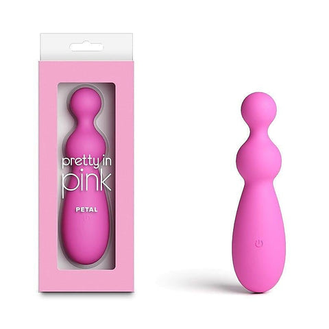 Pretty In Pink Petal Usb Rechargeable Vibrator - Personal Massagers