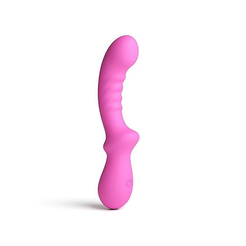 Pretty In Pink Peony Flexible G Spot Vibrator - G-Spot Vibrators