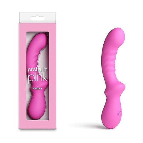 Pretty In Pink Peony Flexible G Spot Vibrator - G-Spot Vibrators
